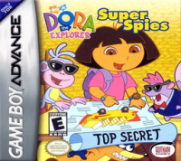 Dora the Explorer Super Spies GameBoy Advance  box art